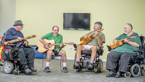 Music Jam Session with Developmental Disabilities 